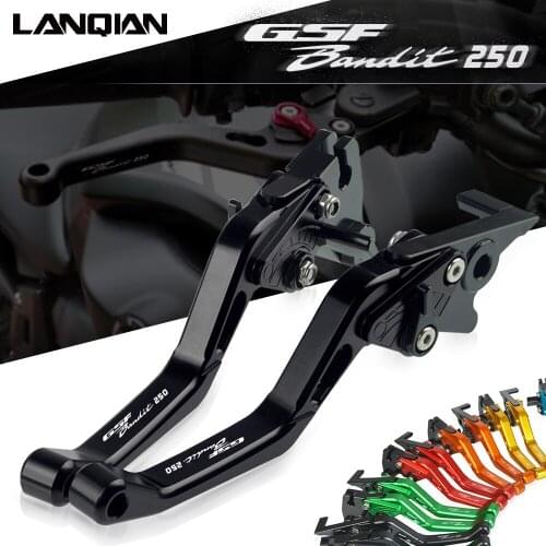 For Suzuki GSF250 Hight-Quality Motorcycle Parts Aluminum Adjustment Brake Clutch levers GSF 250 BANDIT ALL YEARS Accessories