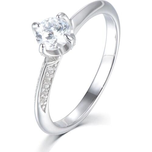 GW Fashion Jewellery Cz Stone Ring Genuine 925 Sterling Silver Jewelry Rings For Women Free Shipping RIPY034H20