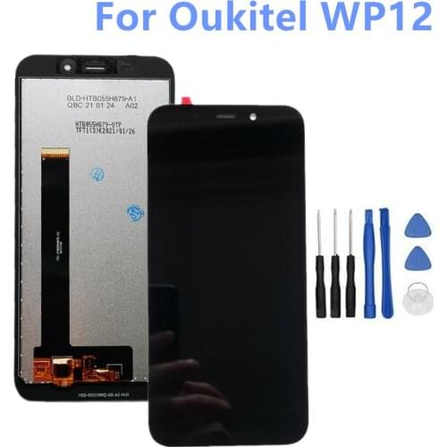 For OUKITEL WP12 5.5inch Phone LCD Display +Touch Screen Digitizer Assembly New Original Parts Replacement