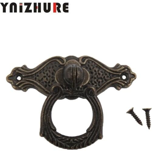 1pc 65*50mm Vintage Cabinet Knobs Antique Furniture Handles Kitchen Cupboard Dresser Door Drawer Ring Pull Handles
