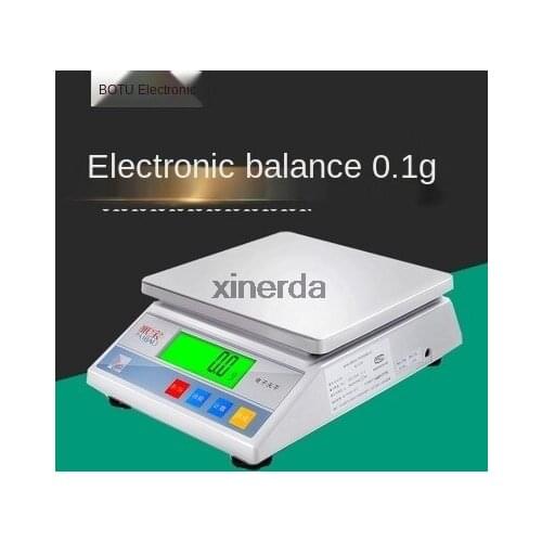 1pc 7.5kg x 0.1g Digital Precision Industrial Weighing Scale Balance w Counting, Table Top Scale, Electronic Laboratory Balance