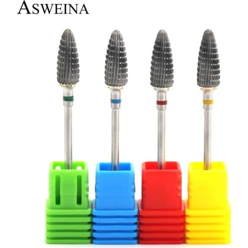 1pc Carbide Nail Drill Bit Nail Files Milling Cutter Manicure Apparatus Cutters for Manicure Nail Burr Pedicure Tools