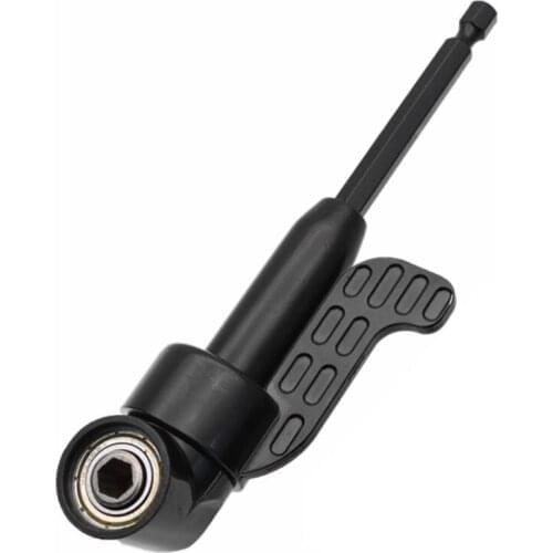 105 Degree Electric 1/4inch Hex Drill Bit Angle Driver Adjustable Screwdriver Socket Holder Adapter Tool