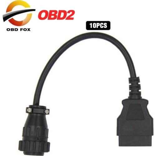 For Scania 16Pin Truck Connector For SCANIA 16 Pin to OBDII 16Pin Female Extension Cable 10pcs/lot free shipping