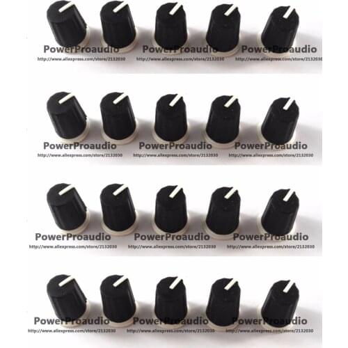 20PCS Replace DJM800 900 2000 NXS,Black EQ Rotary Knob - DAA1176 DAA1305 BLACK