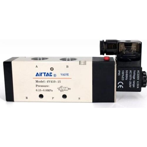 4V41015B DC24V 4V series two-position five-way solenoid valve