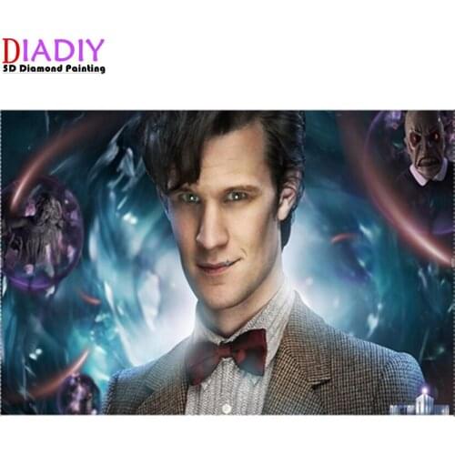5D Diy "Doctor Who" Pictures Diamond Painting Cross Stitch full Square Round Diamond Embroidery Mosaic Paint Room Decor
