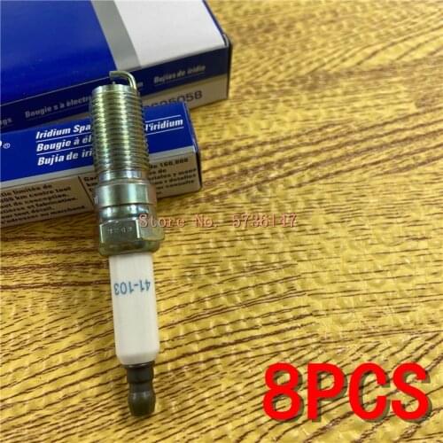 8PCS 41-103 12625058 Iridium Spark Plug For Chevrolet Buick Regal GMC Cadillac Hummer H3 Pontiac ILTR5B11 41103