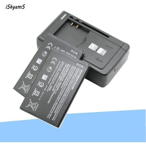 ISkyamS 2x 1500mAh BN-06 / BN06 / BN 06 Replacement Battery +Universal Charger For Nokia Microsoft Lumia 430 Lumia430