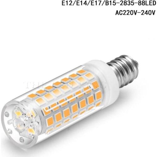 1pcs/lot E14 Led Lamp Ceramic LED Bulb AC 220V 230V 240V 3W 4W 5W 7W 2835 SMD LED Corn Bulb 360 Degree Angle Led Spotlight Lamp