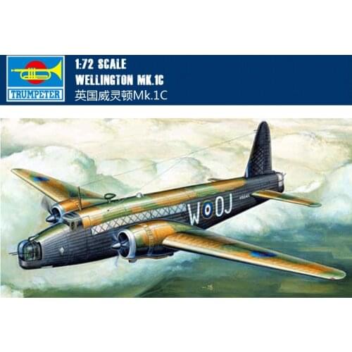 01626 1/72 Scale Plane Wellington MK.IC Fighter Bomber Attacker Model Trumpeter TH07082-SMT2