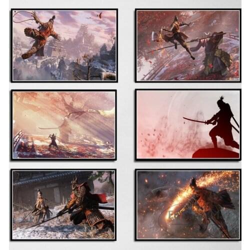 Sekiro Shadows Die Twice Posters And Prints Wall Pictures For Living Room Canvas Painting Game Decorative Home Decor Cuadros