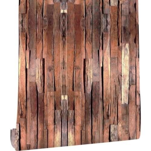 Waterproof Wood Wallpaper Self Adhesive Wall Stickers Kitchen Cabinet Wardrobe Furniture Desktop Renovation Stickers Decor