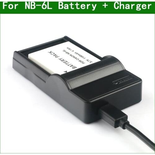 NB-6L NB-6LH Digital Camera Battery + Charger For Canon PowerShot SX240 SX260 SX270 SX275 SX280 SX510 SX520 SX540 SX600 SX610 HS