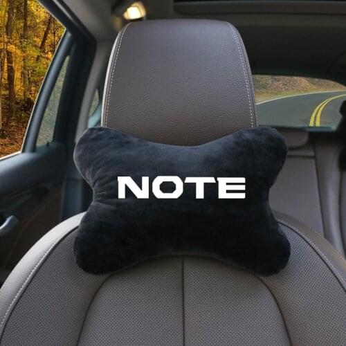Car Neck Pillow Cotton Car Pad Chair Headrest Supplies Neck Safety Pillow For Nissan NOTE E11 E12 Car Interior Accessories