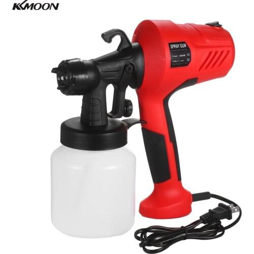 KKMOON Handheld High-pressure Electric HVLP Paint Sprayer Airbrush Gun Removable Adjustable Paint Spray Gun for Car and Home