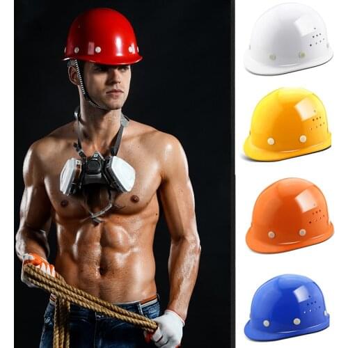 Combating Violence ABS Adjustable Breathable Construction Site Safety Hard Helmet Protective Hat Cap