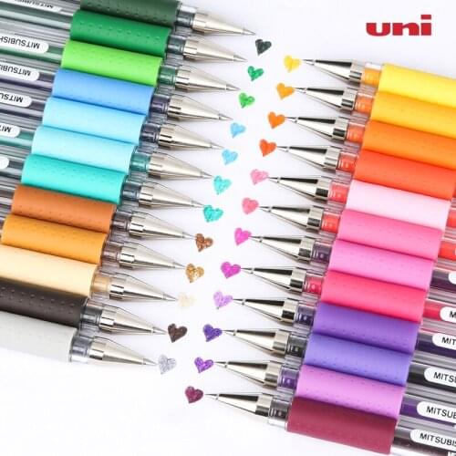 1pc Japan UNI Ball UM-151 Color Gel Pen Student Examination Signature Pen Replaceable Core 0.28/0.38/0.5mm
