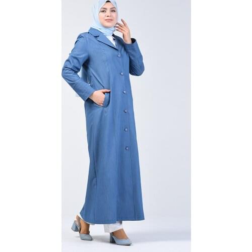 Minahill Large Size Tencel Topcoat 0855-02 Indigo 0855-02