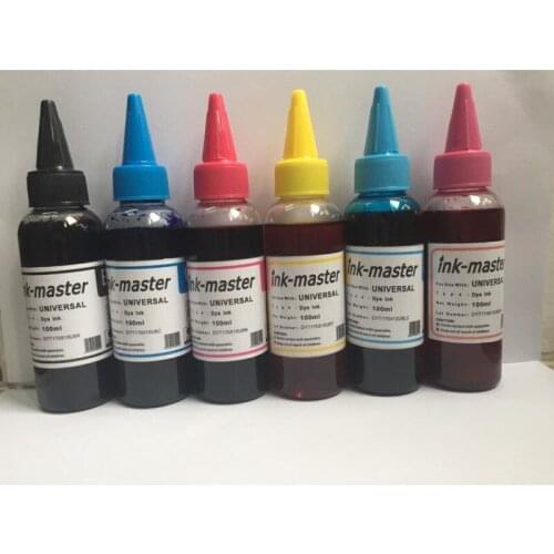 Vilaxh 600ml T0801 Dye ink For Epson Stylus Photo P50 R265 R285 R360 RX560 RX585 PX650 RX685 PX700W PX710W PX800FW PX810W