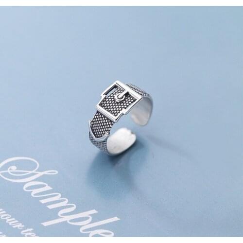 Punk Vintage Belt Rings For Women Boho Female Charms Jewelry Men Antique Knuckle Ring Fashion Party Gift