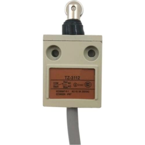 XTZ-3112 IP67 4Wire Roller Lever Plunger Limit Switch SPDT NO+NC Copper wire 3 Meter