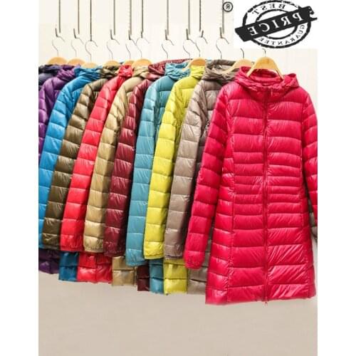 Down Coat Female Jacket Long Womens Clothing Ultra Light Down Jacket Women Autumn Winter Plus Size axl Ropa Mujer Zck301 Pph622