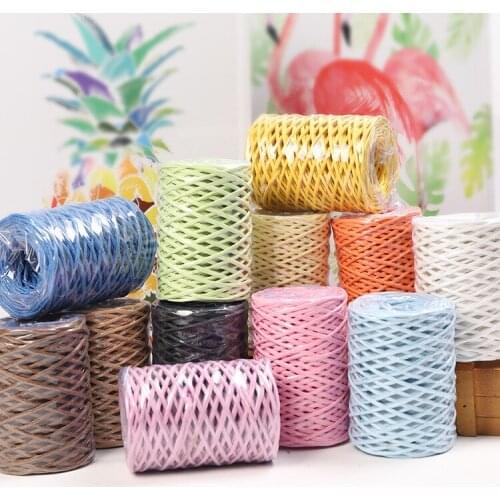 1mm Color Wire Paper String Kindergarten Childrens Woven Paper Rattan Handmade DIY Material