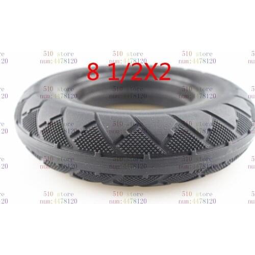 1 pc xiaomi electric scooter vacuum solid tire 8 1/2X2 for microporous rim diameter of 165 free pneumatic tire