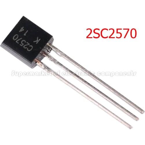 10PCS 2SC2570 C2570 TO-92 Transistor-line Large P High Current New Original