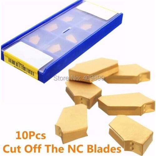 10pcs ZQMX 3N11-1E Single Head CNC Blade Slot Grooving Partting Insert Carbide Cutter Turning Tool