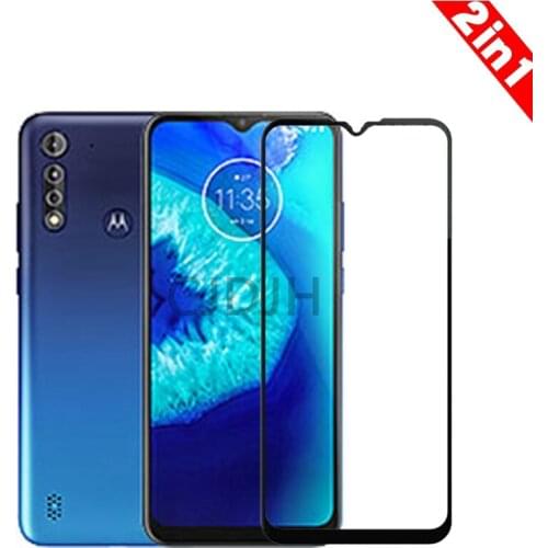2Pcs Screen Protector Tempered Glass For Motorola Moto G8 Power Lite Full Coverage Premium Film 9H Hardness For G8 Power Lite
