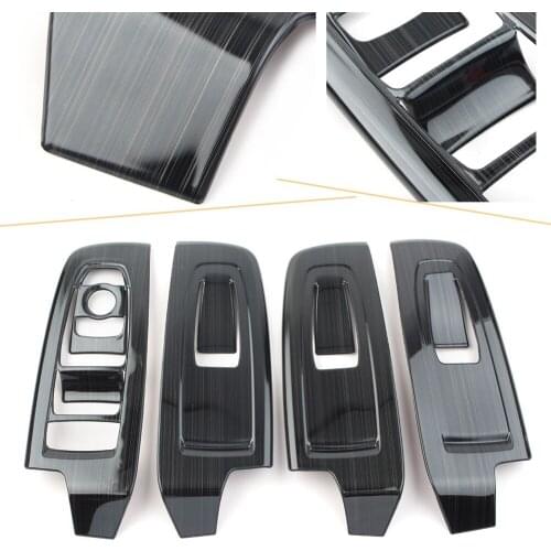 4Pcs Car Accessories Interior Window Switch Panel Decoration Cover Trim For Subaru 2019 2020 Forester RHD Only