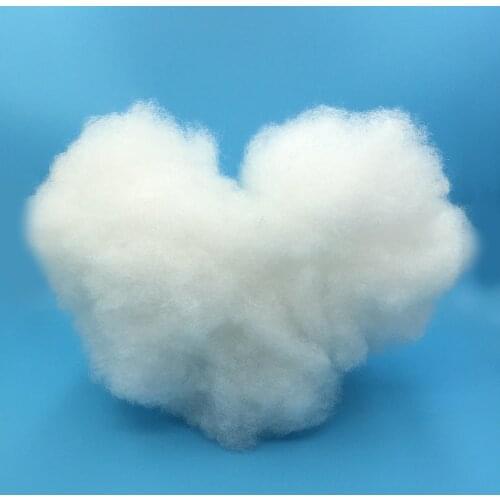 7D high quality environmental protection pp cotton high elastic doll pillow filled with cotton silk cotton full polyester 50g