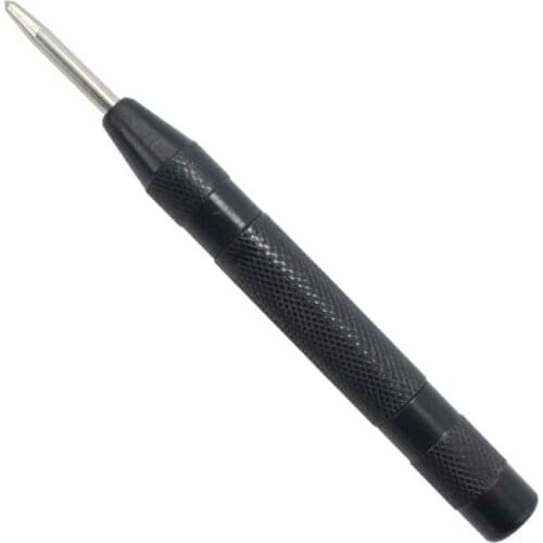 Automatic Center Pin Spring Loaded Punch Marking Holes Wood Press Dent Marker Woodwork Tool Drill Bit