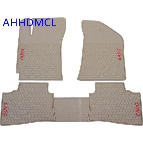 Car Rubber Mats Floor Mats Anti Slip Mat Carpets Feet Pads Custom Fit For Chana Changan Eado XT Left Hand Drive