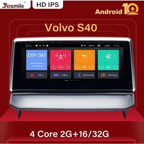 IPS DSP Android 10 Car Multimedia Player Auto Radio For VOLVO S40 C40 C30 C70 2006-2012 GPS Navigation Stereo RDS Audio Camera