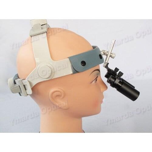 Free Shipping Wholesale Binocular DM6.0X Headband Surgical Dental Loupes Packed in metal case