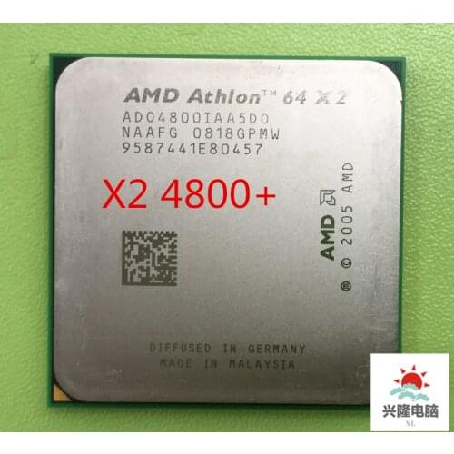 For AMD Athlon X2 4800+ processor (2.5GHz/1MB L2 Cache /Dual-Core) Socket AM2/940pin working 100% Free Shipping
