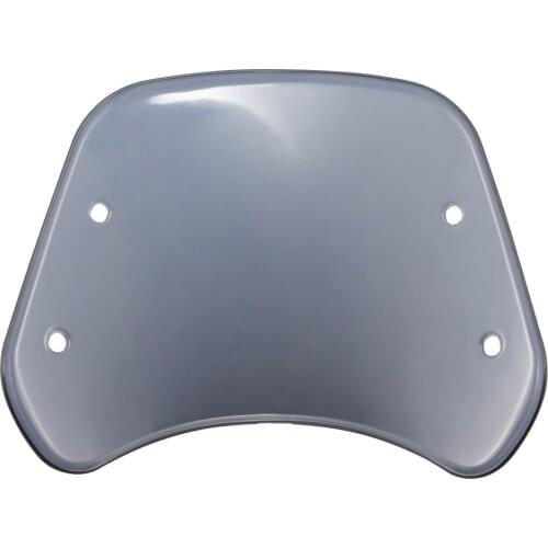 Smoke Motorbike 7" Vintage Compact Sport Windshield Visor Wind Deflector Protector For Benelli Leoncino 250 500 Trail Models