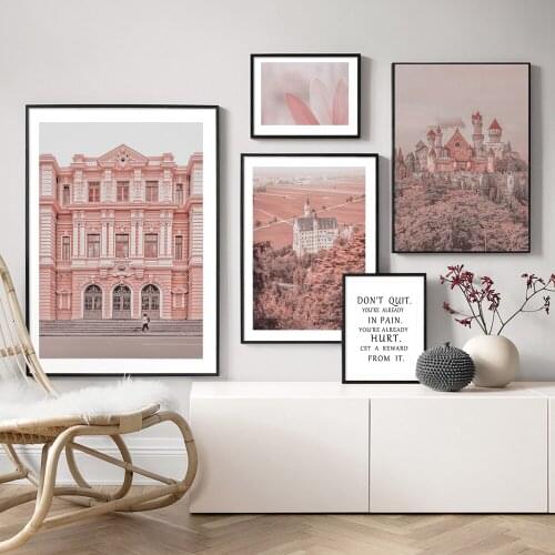 Photograph European Landscape Picture Nordic Canvas Painting Wall Art Scandinavian Scenery Poster for Living Room Home Decor