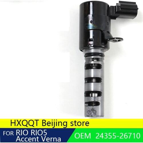 Oil Control Valve for 06-12 Rio Rio5 1.6L Factory OEM NEW [2435526710] 254355 26710 24355-26710 for Accent Verna 06-10