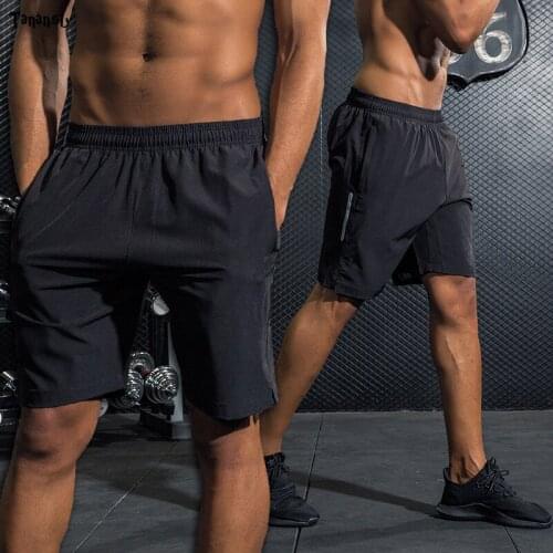 Mens Running Shorts Gym Wear Fitness Workout Shorts Men Sport Short Pants Tennis Basketball Soccer Training Shorts 2020