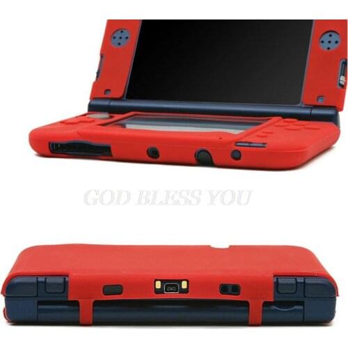 Soft Full Silicone Cover Protective Shell Case Cover Skin for nintendo New 3DS XL/LL Game Console Drop Shipping