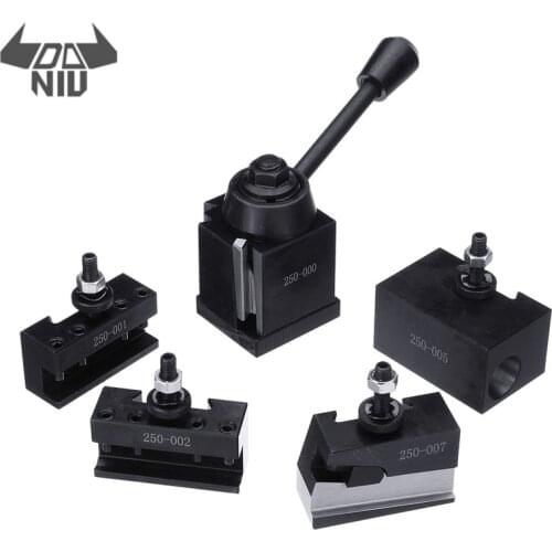 DANIU DMC-250-000 Cuniform GIB Type Quick Change Tools Kit Tool Post Holder 250 001-010 Tool Holder for Lathe Tools