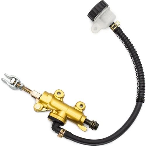 12mm Diameter Long Tube Motorcycle Rear Brake Pump Foot Hydraulic Refit Rear Brake Master Cylinder Pump For Honda Yamaha Suzuki