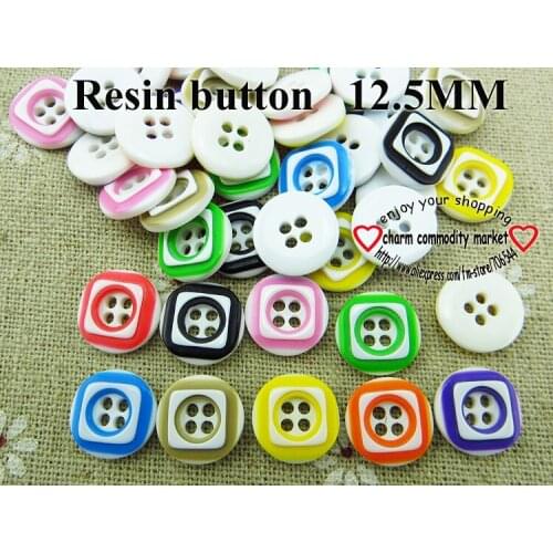 50PCS 12.5MM Shirt RESIN Pearl Button Decoration Coat Kids Sewing Clothes Accessory Round Sweater Buttons R-240