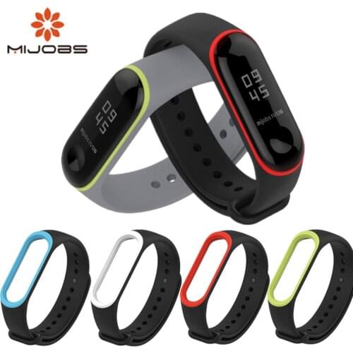 Mi Band 3 Strap for Xiaomi mi band 3 bracelet Silicone black Smart Wristband xiomi Band Accessories wrist Strap and Mi Band3