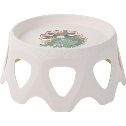 Garden Plant Riser Display Stands For Flower Pot Heavy Duty Bonsai Holder Indoor Outdoor Rustproof Container Round Supports Rack