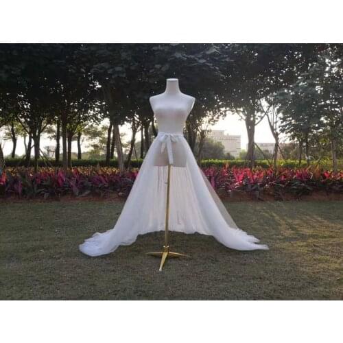 Bridal detachable tulle train, detachable train skirt, detachable tulle skirt Wedding skirt bride Accessories custom size